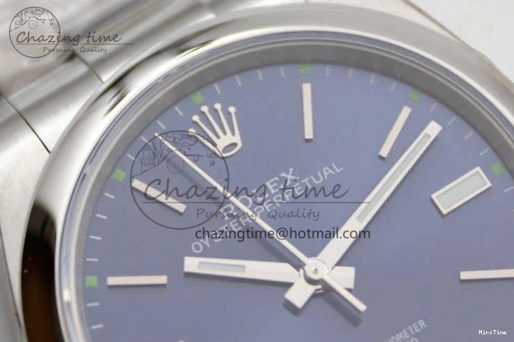 MiroTime 0105 Oyster Perpetual 39mm 114300 EWF 1:1 Best Edition 904L Steel Blue Dial on SS Bracelet SA WaterResistant 2005
